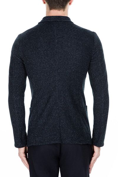 Emporio Armani سترة باللون الأزرق الداكن للرجال 41G59S 41S01 921