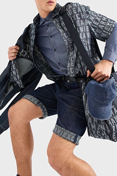 Armani Exchange Men's Regular Fit Short Sleeve Shirt - 3DZCD4 Z1WAZ 05HC