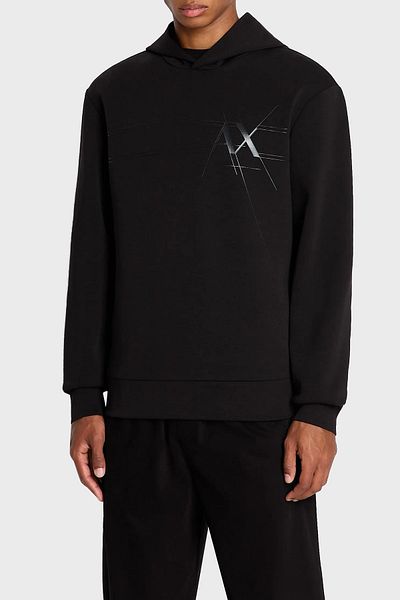 Armani Exchange Logo Hooded Cotton Regular Fit Sweat Men's SWEAT 6RZMKB ZJXBZ 1200