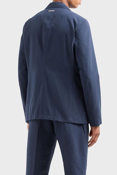 Armani Exchange Men's Double Breasted Blazer Jacket - Regular Fit JACKET 3DZG23 ZN1AZ 15BA