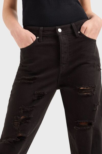 Armani Exchange J51 Ripped Detailed Tapered Fit Jeans JEANS PANT 3DYJ51 Y1HRZ 1200