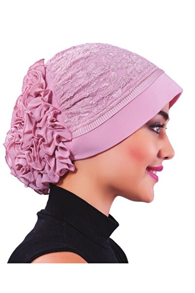 fidan bone Turban cu volane cu șnur cu vipușcă Powder Ready Turban Hijab Bonetă potrivită pentru uz medical