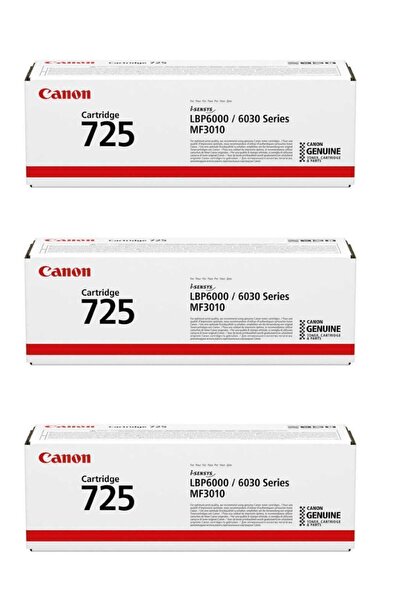 Canon Crg-725 I-sensys Lbp-6030w Orjinal Toner 3'lü Avantaj Paket 3*1,600 Say...