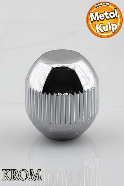 Badem10 Buton Buton Mâner metalic cu dungi Cromat Mobilier Bucătărie Sertar Dulap Dulap Mâner Mâner