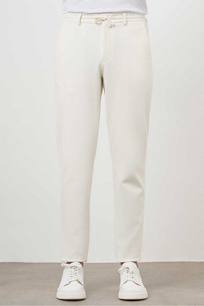 Morven Ανδρικό αθλητικό παντελόνι Ecru Jogger Dynamic Fit