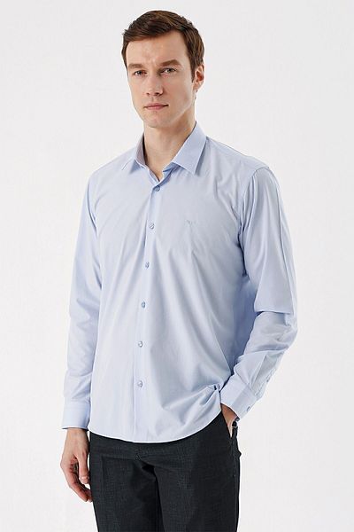 Morven Cămașă A. Blue Basic Regular Fit pentru bărbați