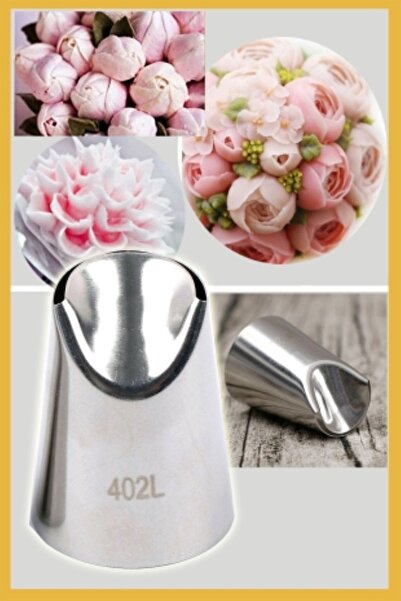 ENJOYPEPERON Paslanmaz Çelik Krema Sıkma Torbası Ucu (Şanti Torbası Ucu, Duy)...