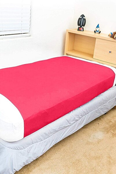 Bundera Sensory Lycra Red Single Sheet Elastic Duvet Cover Bedspread