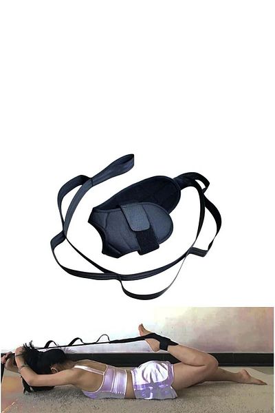 Bundera Pilates Yoga Linda Black with Stretching Straps - Fitness Sports Tool