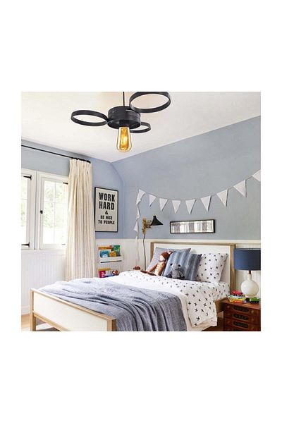 Bundera Wheel Pendant Lamp Chandelier Metal Retro Wrought Iron Hotel Restaurant Ceiling Lamp Entrance Hall Lighting