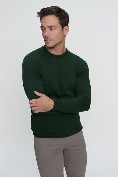 Morven Πλεκτό πουλόβερ Basic Dynamic Fit Relaxed Cut Crew Neck