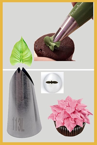 ENJOYPEPERON طرف كيس كريمة من الفولاذ المقاوم للصدأ (طرف كيس الخفق، حامل) 1 ق...