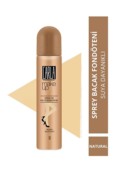 Carla Professional Make Up Spray On Leg Foundation - Bacak Fondöteni 75 ml Sp...