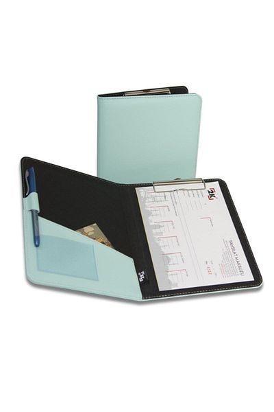 2K Secretarial Cover Leather A5 Small Size (WATER GREEN) Attention Only Suitable For A5 Documents!!!