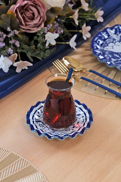 Glore Bluebloom 6-piece Tea Set