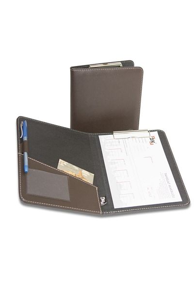 2K A5 Faux Leather Covered Secretary Block Tray Brown Only Suitable for A5 Size Documents!!!
