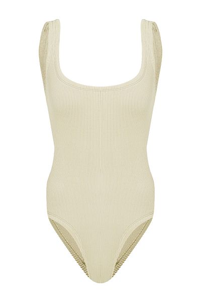Sandshaped MITZI CRINKLE ONE PIECE CREAM ONE SIZE