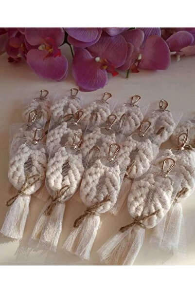 Es-Na Life Decoration Μπρελόκ Μακραμέ 25 Τεμάχια