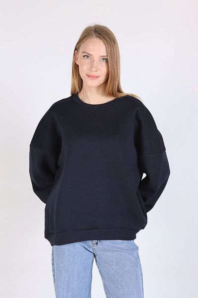 Rays 9152m Crew Neck Sweat Navy - Potrivire confortabilă