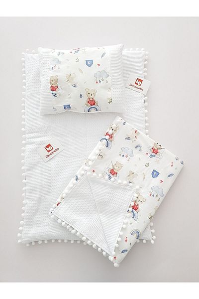 ilkimbebe Baby Products - Blanket Diaper Set, Cushion, Muslin, Newborn, Crib