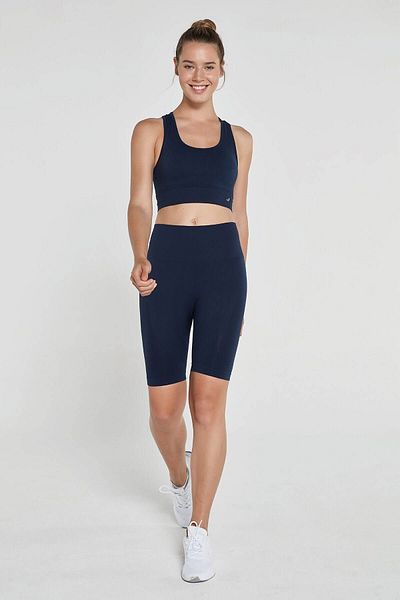 Jerf Gela Sculpting Sport Biker Tights Navy Blue
