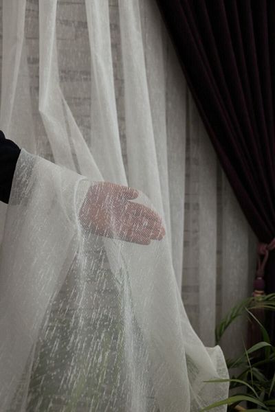 Taç Dreamer Does Not Want Iron Sparse Pleated Linen Tulle Curtain