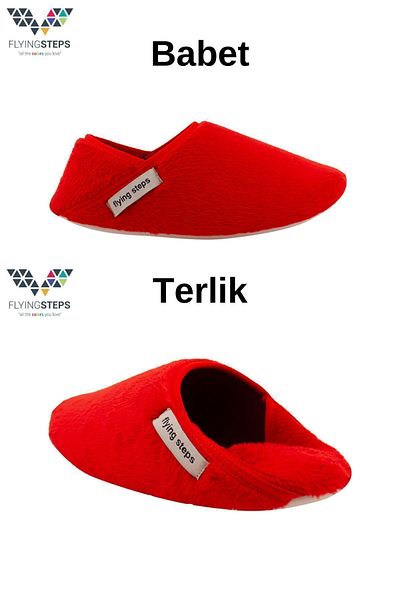 Flyingsteps Γυναικείες παντόφλες εσωτερικής σόλας Bab&Ter Αντιολισθητικές Παντόφλες Home Shoes Panduf 8032