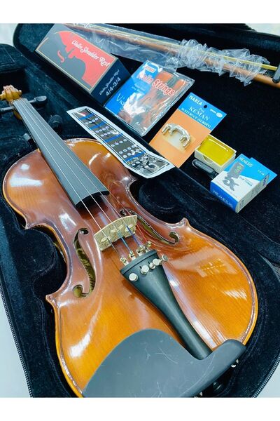 GMC MUSIC STORE Vivaldi Vl904s 4/4 Parlak Keman Seti (YASTIK,YEDEK TEL,SUSTUR...