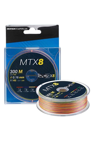 Decathlon Caperlan Deniz Balıkçılığı 8 Bükümlü Örgü Misina - 300 M - 16/100 -...
