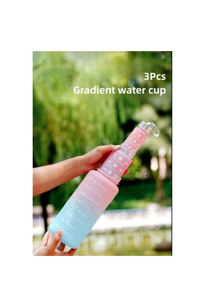 AYLA STAND 300 ml Mini Water Bottle - Colorful, Small Water Bottle with Straw