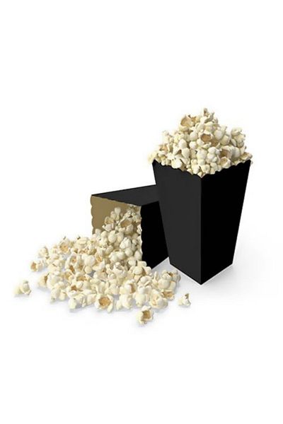 Öztürkpartievi Black Popcorn Corn Box