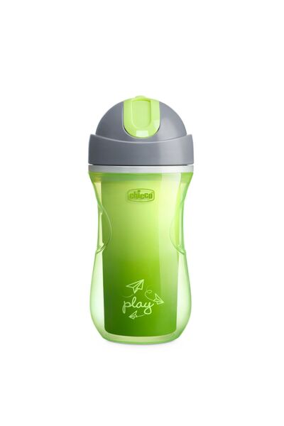 Chicco Thermal Insulated Sports Cup with Straw 14 Months Green