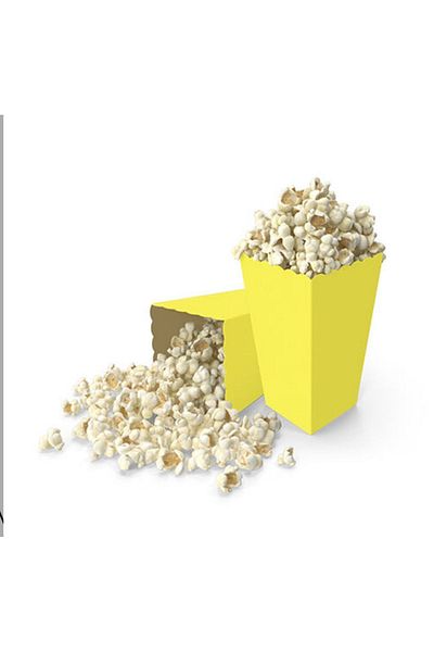Öztürkpartievi Yellow Popcorn Corn Box
