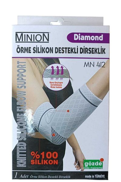 Minion Suport pentru cot cu tampon din silicon tricotat