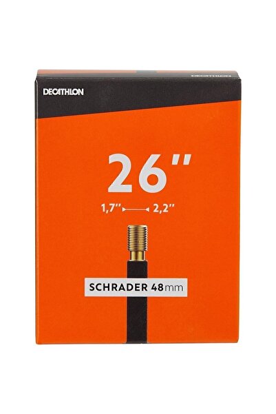 Decathlon Btwin Iç Lastik - 26 X 1,7/2,2 - 48mm - Schrader Valf Uyumlu