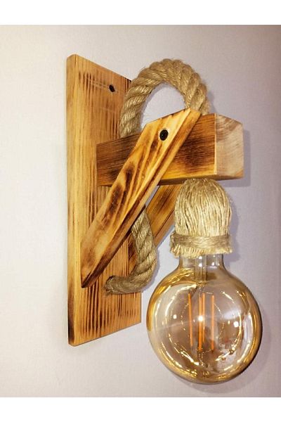 pagus Sconce Wooden Sconce Wall Lamp Wooden Sconce Wall Lamp For Cafe Hotel Restaurant