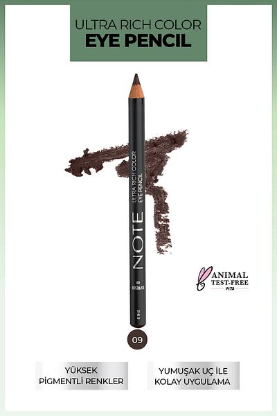NOTE Ultra Rich Color Eye Pencil 09 Espresso - Bitter Brown