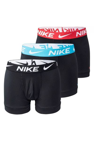 Nike Men's Black Boxers with Brand Logo and Elastic Band Suitable for Daily Use 0000ke1156-5i7