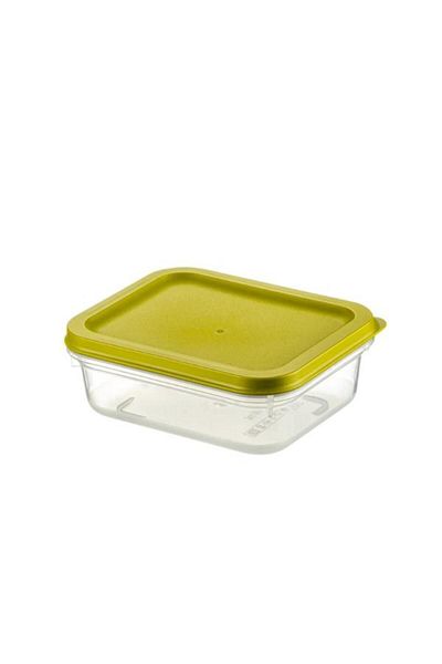 PANJI Green 6-Piece Refrigerator Organizer - Microwave and Diffraction Convenient Storage Container 500 ml