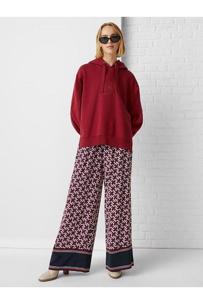 Tommy Hilfiger Classics Embroidered Hooded Oversize Top