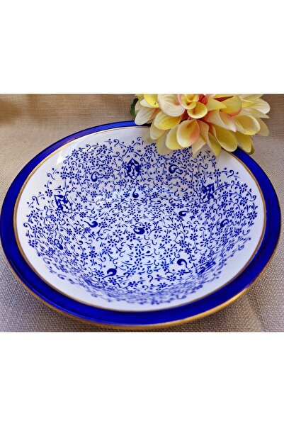 BY.RAYKA PORSELEN El Dekor Vintage Orta Sehpa Sunumluğu