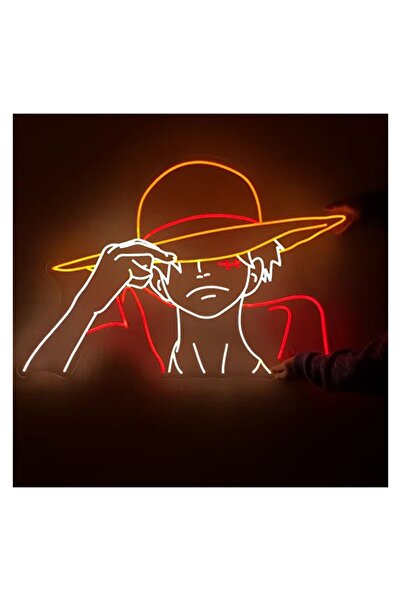 dekoraven One Piece Luffy Neon Tabela Dekoratif Aydınlatma