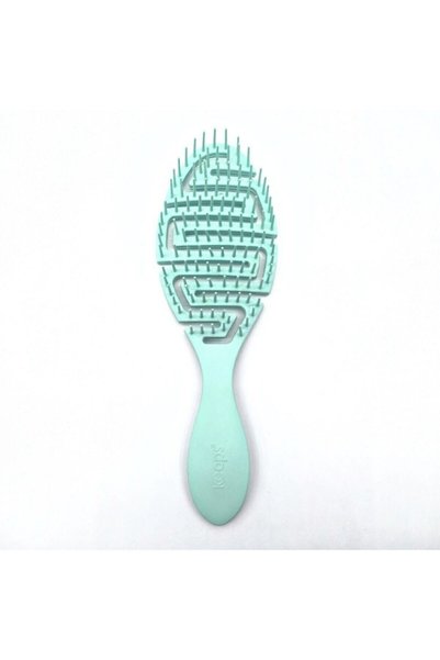 Generic Brand Pro Three Dimensional Hair Brush -green