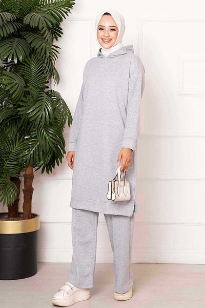 EBRUTESETTÜR Two Thread Tracksuit Set with Hooded Rigging Detail