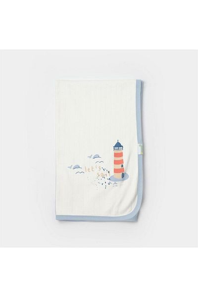 Biorganic Sun Lets Sail Baby Blanket 85x90 64689