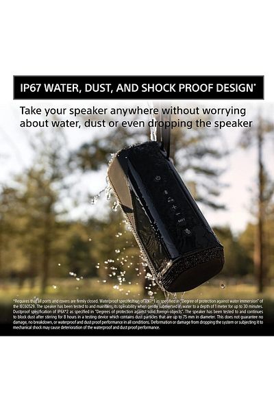 Sony SRS-XE200 Portable Bluetooth Speaker Blue
