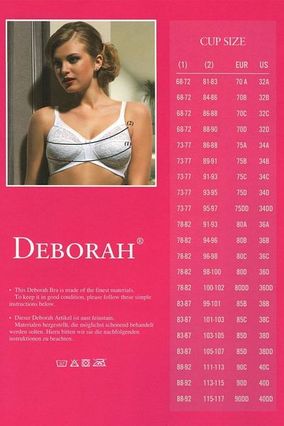 Deborah 6430 حمالة صدر معززة
