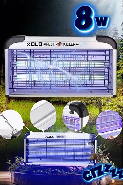 xolo XT260 8w Premium Kasalı Elektrikli Sinek Öldürücü Cihazı Sinek Cız Uv Led