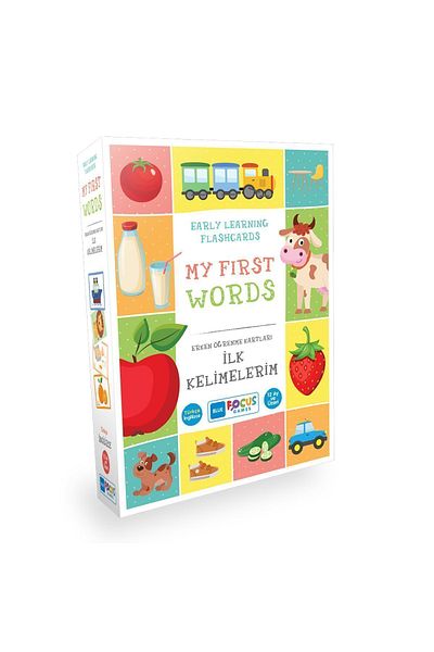 Blue Focus My First Word Is Early Learning Cards