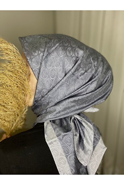 Orkide Monogram Desen Eşarp